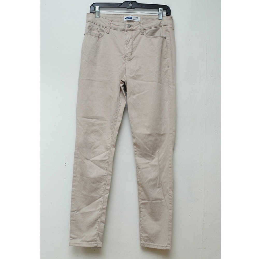 Old Navy Rockstar Super Skinny High Rise Secret Slim Pocket Khakis Size 8